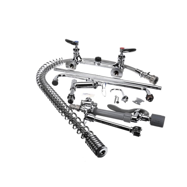 (image for) T&S Brass B-0133-14CRQJST EASYINSTALL PRE-RINSE, 8 WALL MOUNT BASE